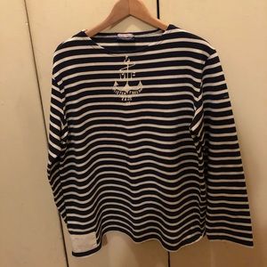 Saint James Breton striped shirt—never worn